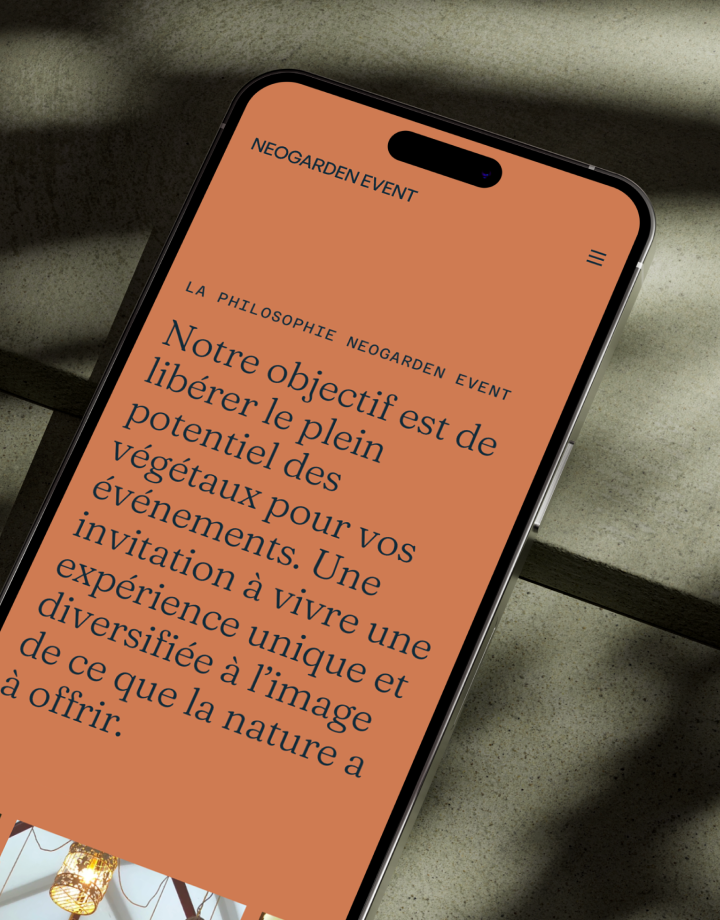 Inviter le végétal à la fête.